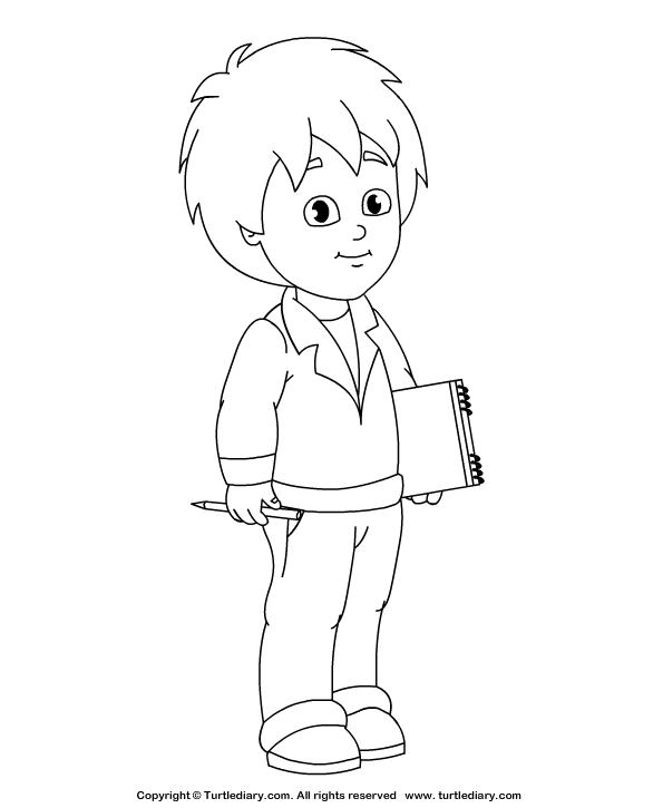 Dress Up Coloring Page