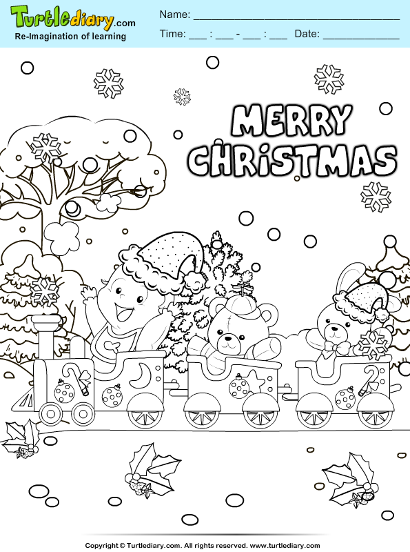 Christmas Celebration Coloring Page