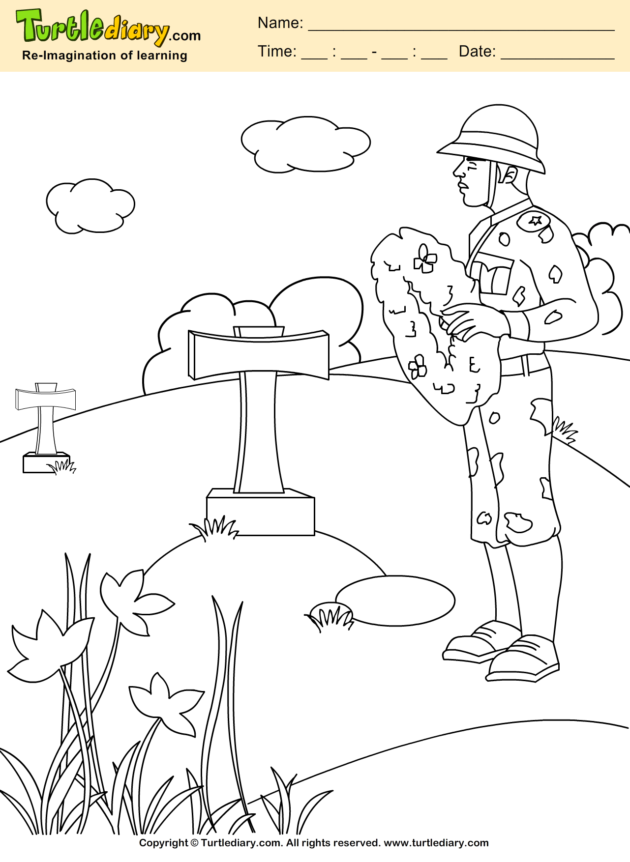 Tribute Coloring Page
