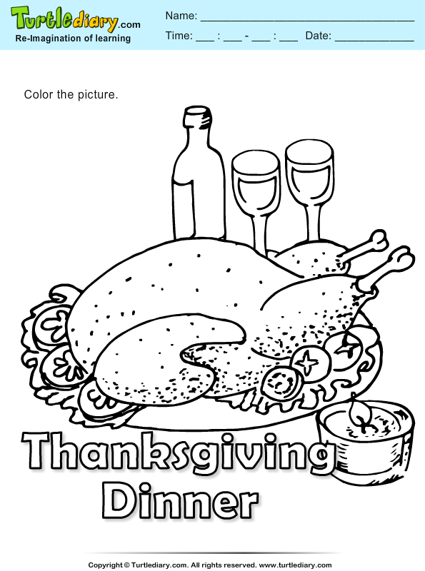 Color Thanksgiving Dinner