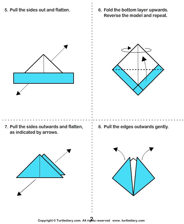 How to Make Paper Boat | Free Origami for Kids