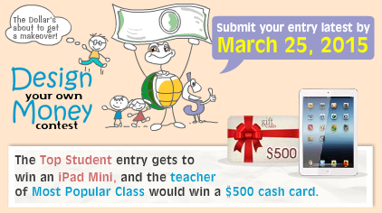 Design your own money contest