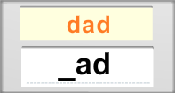Ad Words Rapid Typing - -ad words - First Grade