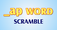 Ap Words Scramble - -ap words - First Grade