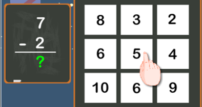 Bingo Subtraction - Subtraction - First Grade