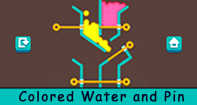 Colored Water and Pin - Fun Games - Kindergarten