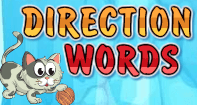 Direction Words - Word Games - Kindergarten
