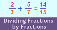 Dividing Fractions By Fractions