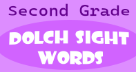 Dolch Sight Words Second Grade