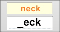 Eck Words Rapid Typing - -eck words - Second Grade