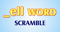 Ell Words Scramble - -ell words - First Grade