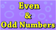 Even and Odd numbers - Numbers - Third Grade