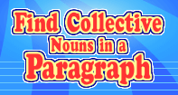 Find Collective Nouns in a Paragraph