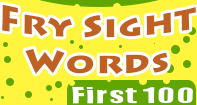 Fry Sight Words First Hundred - Sight Words - Preschool