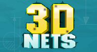 3D Nets - Geometric Shapes - Third Grade
