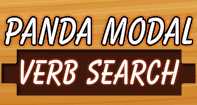 Panda Modal Verb Search - Verb - Fourth Grade