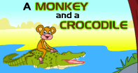 Comprehension - A Monkey and a Crocodile