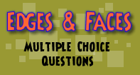Edges and Faces : Multiple Choice Questions - Geometric Shapes - Second Grade