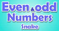 Even and Odd Numbers Snake - Numbers - Second Grade