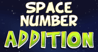 Space Number Addition - Addition - Second Grade