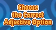 Choose the Correct Adjective Option - Reading - Third Grade