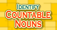 Identify Countable Nouns - Noun - Third Grade