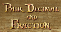 Pair Decimal And Fraction - Decimals - Third Grade