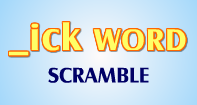 Ick Words Scramble - -ick words - First Grade