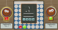 Math Connect 4 Multiplayer - Division - Fourth Grade