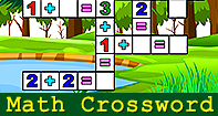 Math Crossword - Addition - Second Grade