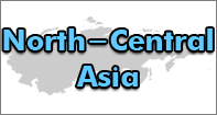 North Central Asia Map
