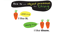 Object Pronouns - Pronoun - First Grade