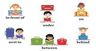 Prepositions of Spatial Relationship - Reading - Second Grade
