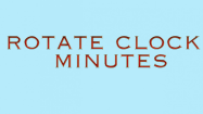 Rotate Clock Minutes - Units of Measurement - Third Grade