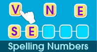 Spelling Numbers - Word Games - First Grade