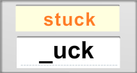 Uck Words Rapid Typing - -uck words - First Grade
