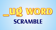 Ug Words Scramble - -ug words - First Grade