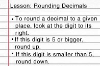 Rounding Decimals Lesson