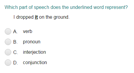 parts of speech worksheet for class 5