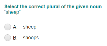 Identifying the Correct Plural of a Noun Part 2