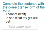 Completing the Sentence with Correct Tense Form Part 1