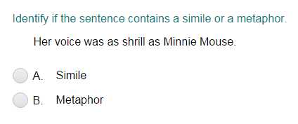 Identifying Whether a Sentence Has a Metaphor or a Simile