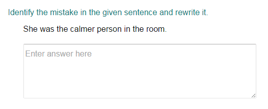 Rewriting a Sentence - Adjective