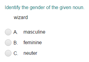 Identifying the Gender of the Noun Part 1