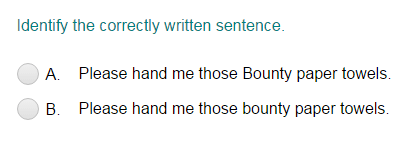 Identifying the Correct Sentence Part 2