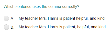 Identifying Sentences That Use Comma Correctly Part 2