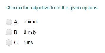 Identify Adjectives Part 1