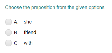Identify Prepositions Part 1