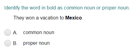 Identifying a Noun as Common or Proper In a Sentence Part 2