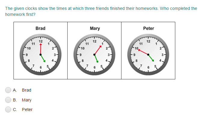 Comparing Clocks